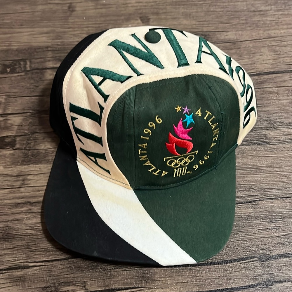 Vintage Olympics Atlanta 1996 Snap Back Hat